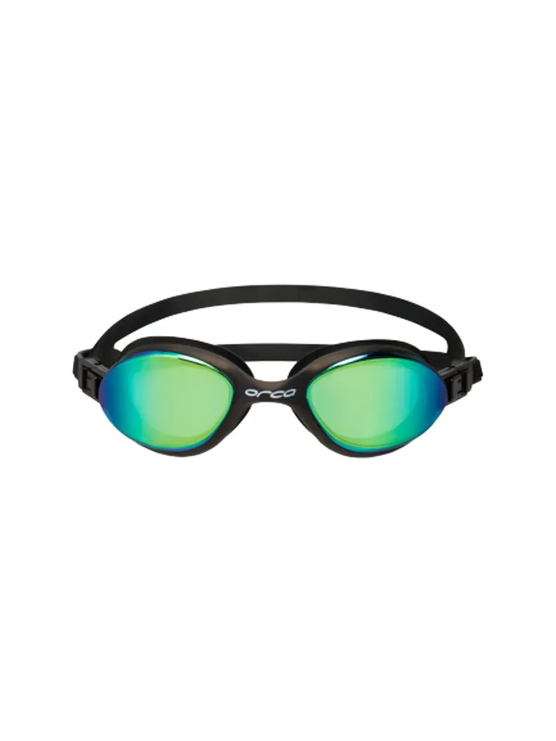 Orca Killa 180 Clear Swimming Goggles in Mirror/Black